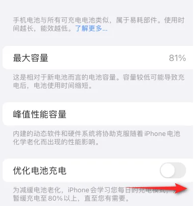 道滘镇苹果15维修分享iPhone15充电到80%就充不进电了怎么办 