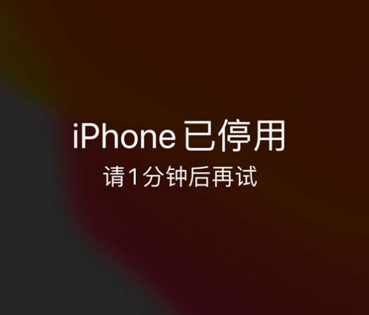 道滘镇苹果手机维修分享:iPhone 显示“不可用”或“已停用”怎么办？还能保留数据吗？ 