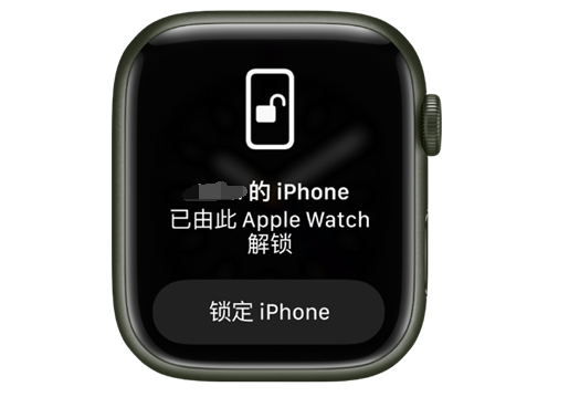 道滘镇苹果手机维修分享用 AppleWatch 解锁配备面容 ID 的 iPhone方法 